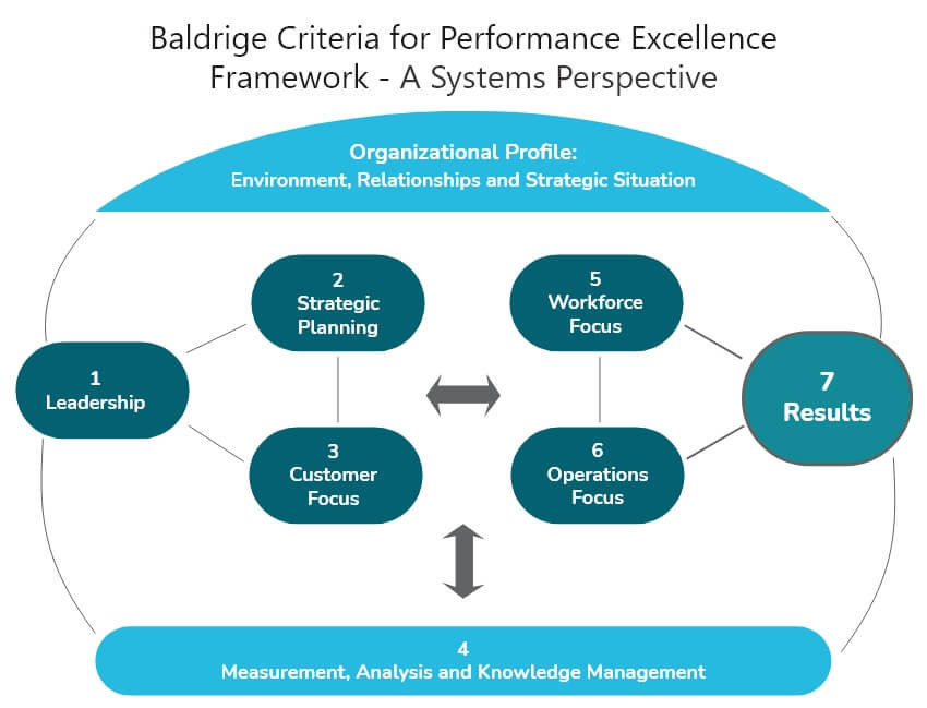 Baldrige Excellence Model dimensions